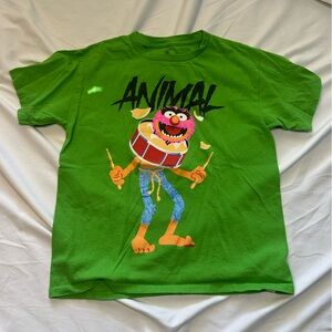 ANIMAL Green Kids T-Shirt (boys size m) adult women’s xs crop